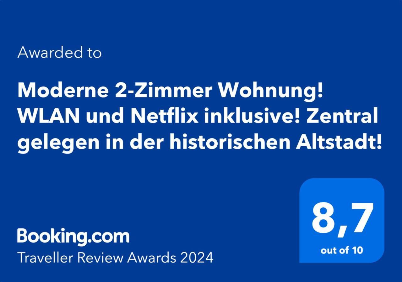 Moderne 2-Zimmer Wohnung! Wlan Und Netflix Inklusive! Zentral Gelegen In Der Historischen Altstadt! Stade Exteriör bild
